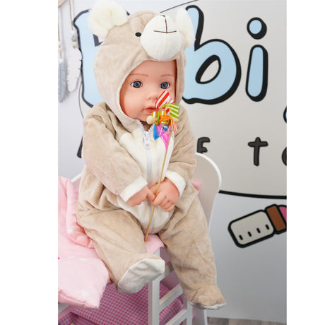 Baby Doll Girl Clothes Set Of Two Outfits Suitable For 20" Baby Doll by BiBi Doll - UKBuyZone