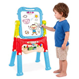 Blue Folding Double-Sided Magnetic Drawing Board