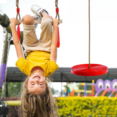 Trapeze Swing & Plate Seat by The Magic Toy Shop - UKBuyZone