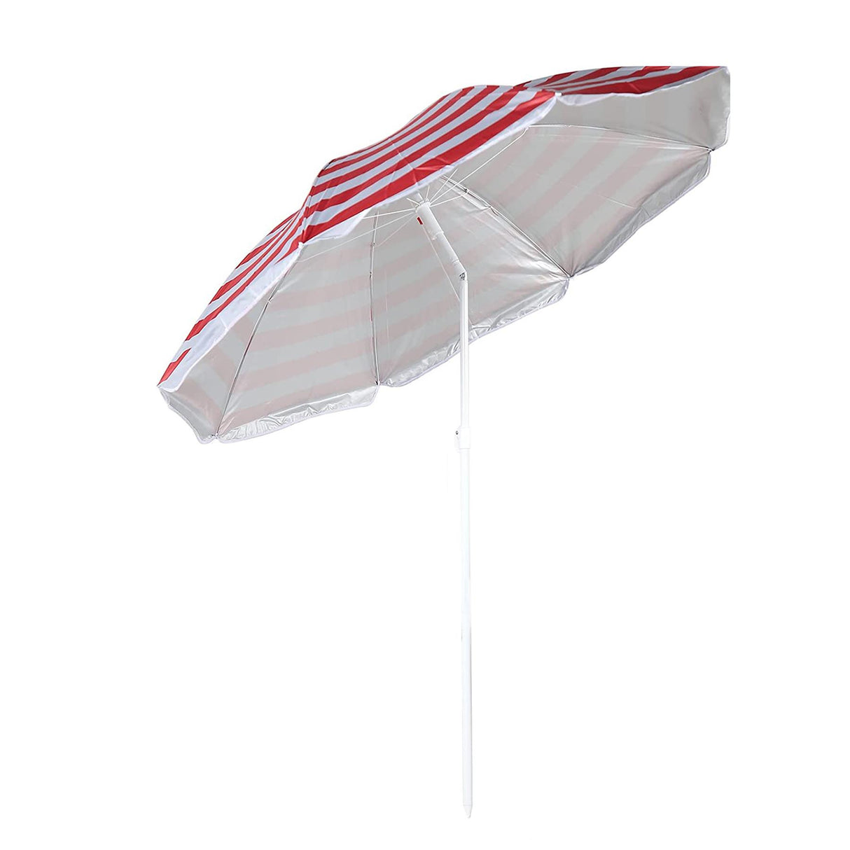 Red Striped Parasol