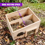 Wooden Hedgehog House