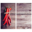 Glass Cutting Boards with Chili Pepper Design by Geezy - UKBuyZone