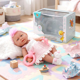 10" Baby Doll Play Set with Dummy and Rattle