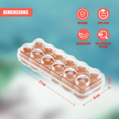 12 Eggs Holder With Lid by GEEZY - UKBuyZone