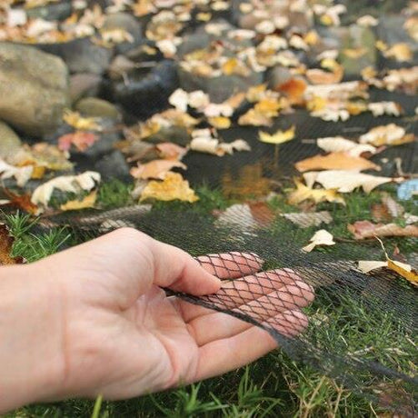 Black 3X4 m Pond Netting For Fish Protection by Geezy - UKBuyZone