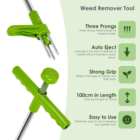 GEEZY Manual Weed Puller Garden Hand Tool