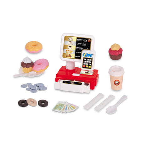 Coffee Shop Cash Register Toy Set by The Magic Toy Shop - UKBuyZone