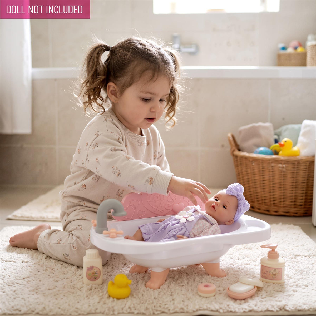 Doll Bath set with Accessories