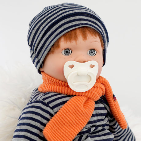 BiBi Sleeping Ginger Boy Doll (45 cm / 18") by BiBi Doll - UKBuyZone