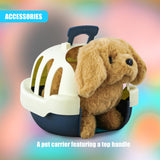 Electronic Plush Dog Carrier Set by The Magic Toy Shop - UKBuyZone