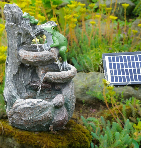 Solar Frog Fountain by GEEZY - UKBuyZone