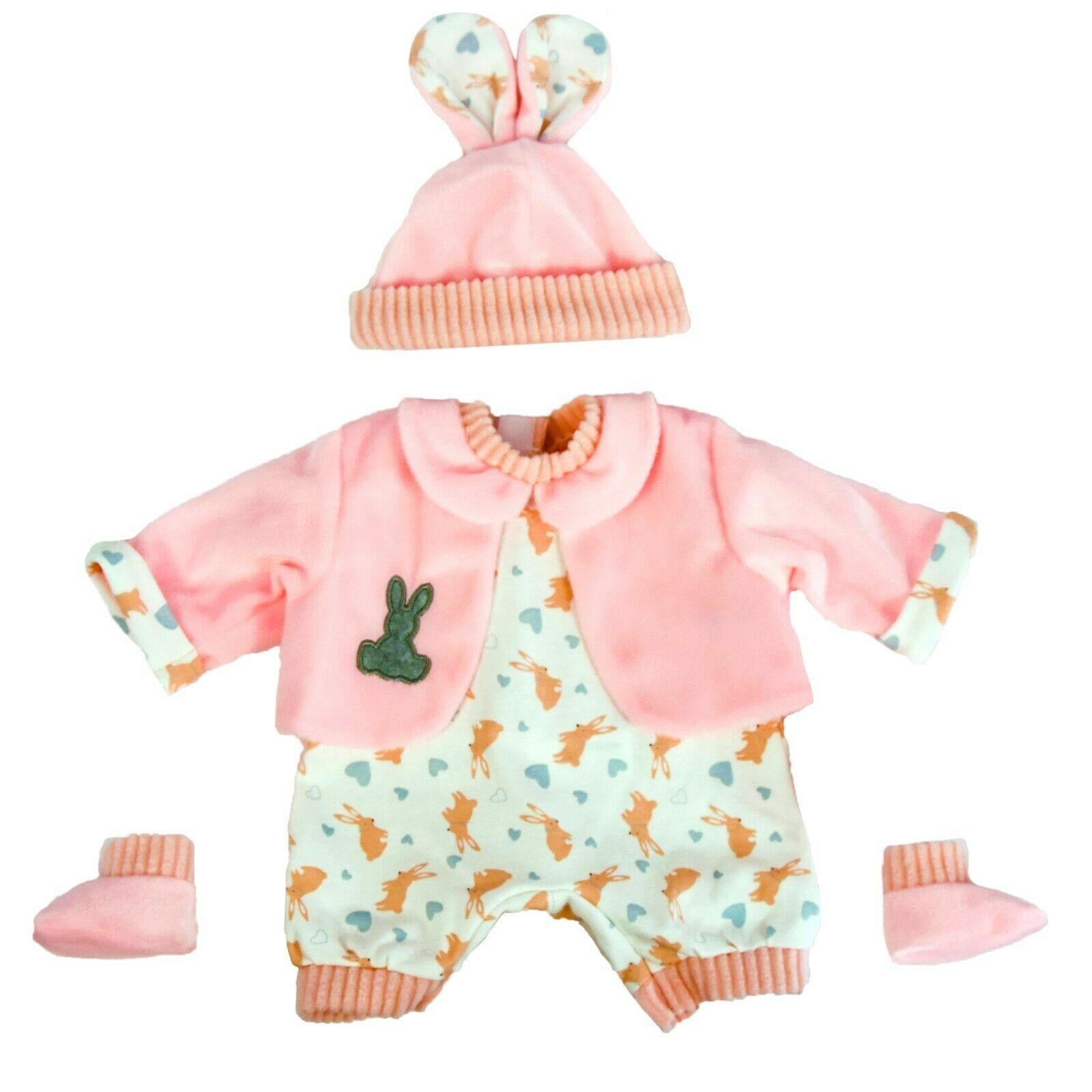 BiBi Outfits - Set of Two Doll (Pink Skirt & Pink Bunny) (45 cm / 18") by BiBi Doll - UKBuyZone