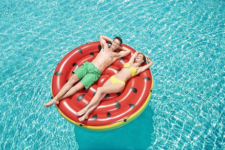 Watermelon Pool Float Inflatable Rubber by Geezy - UKBuyZone