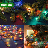 300 LED Cluster Christmas Lights - Multicolour