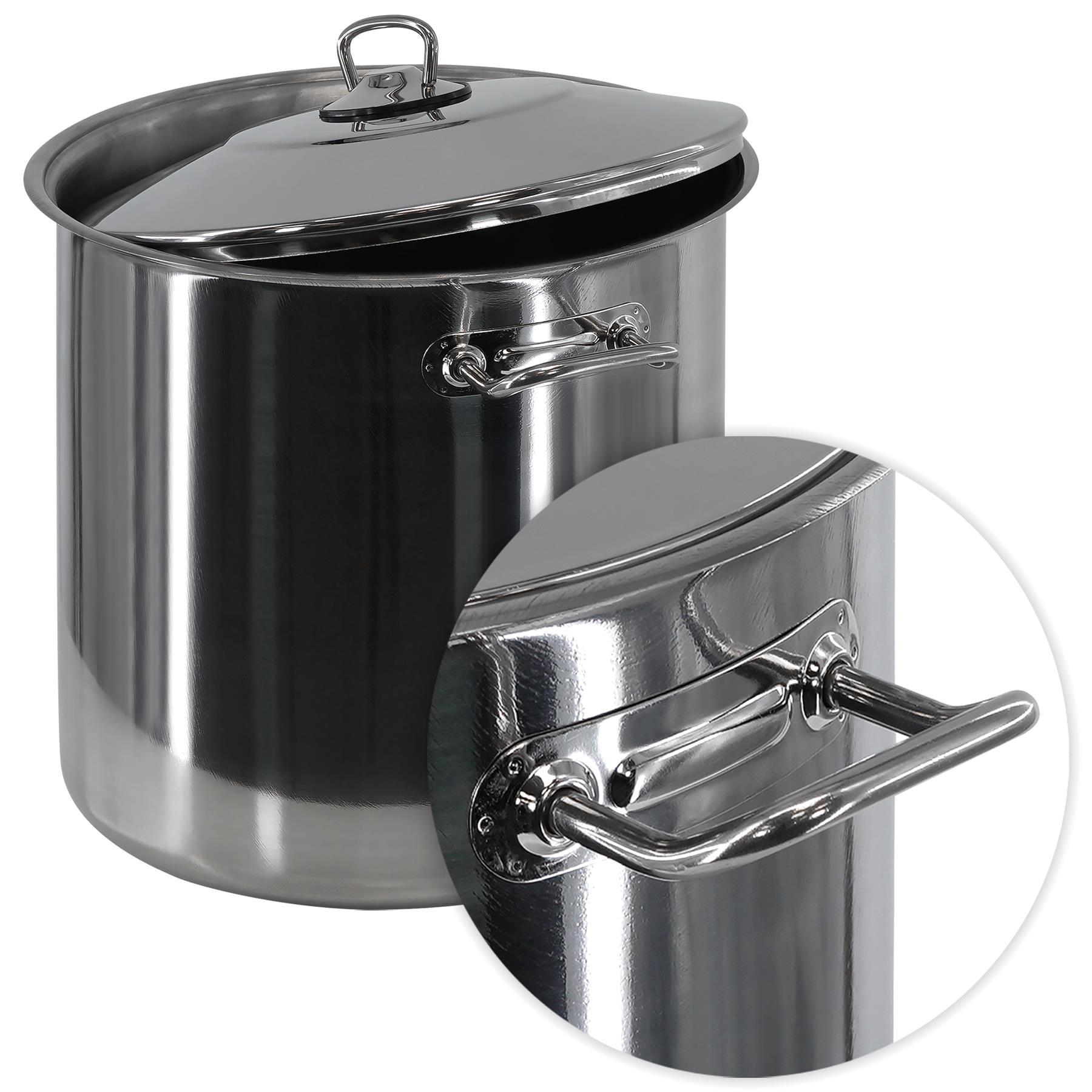 Arian Gastro Stock Pot - 17 Litre by GEEZY - UKBuyZone