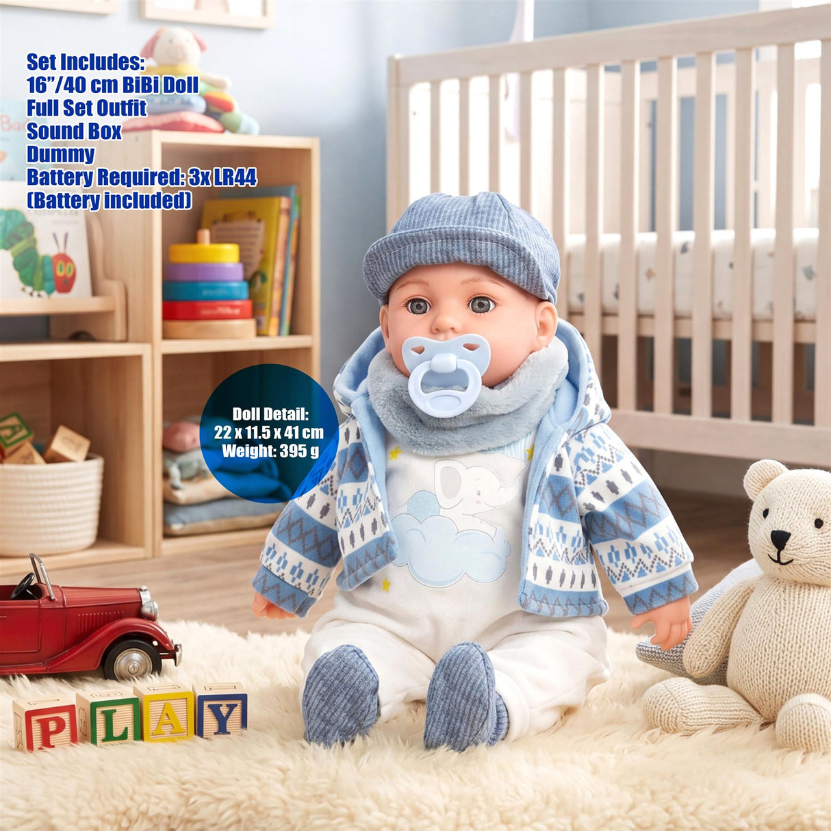 BiBi Baby Doll ''Felix'' (40 cm / 16'')