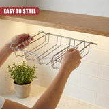 Under Shelf Wine Glass Rack