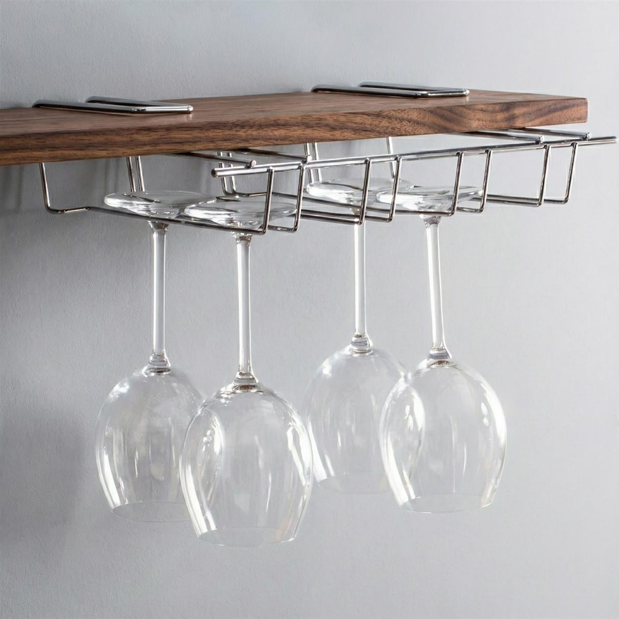 Under Shelf Wine Glass Rack