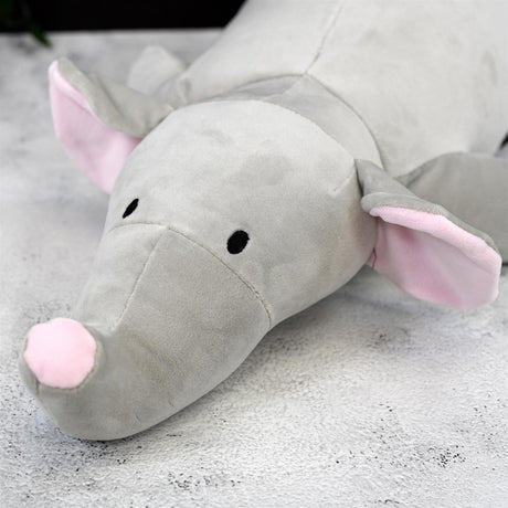 20” Super-Soft Elephant Plush Pillow Toy by The Magic Toy Shop - UKBuyZone