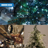 300 LED Cluster Christmas Lights - Cool White