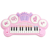 Electronic Keyboard Piano Playset with Lights by The Magic Toy Shop - UKBuyZone