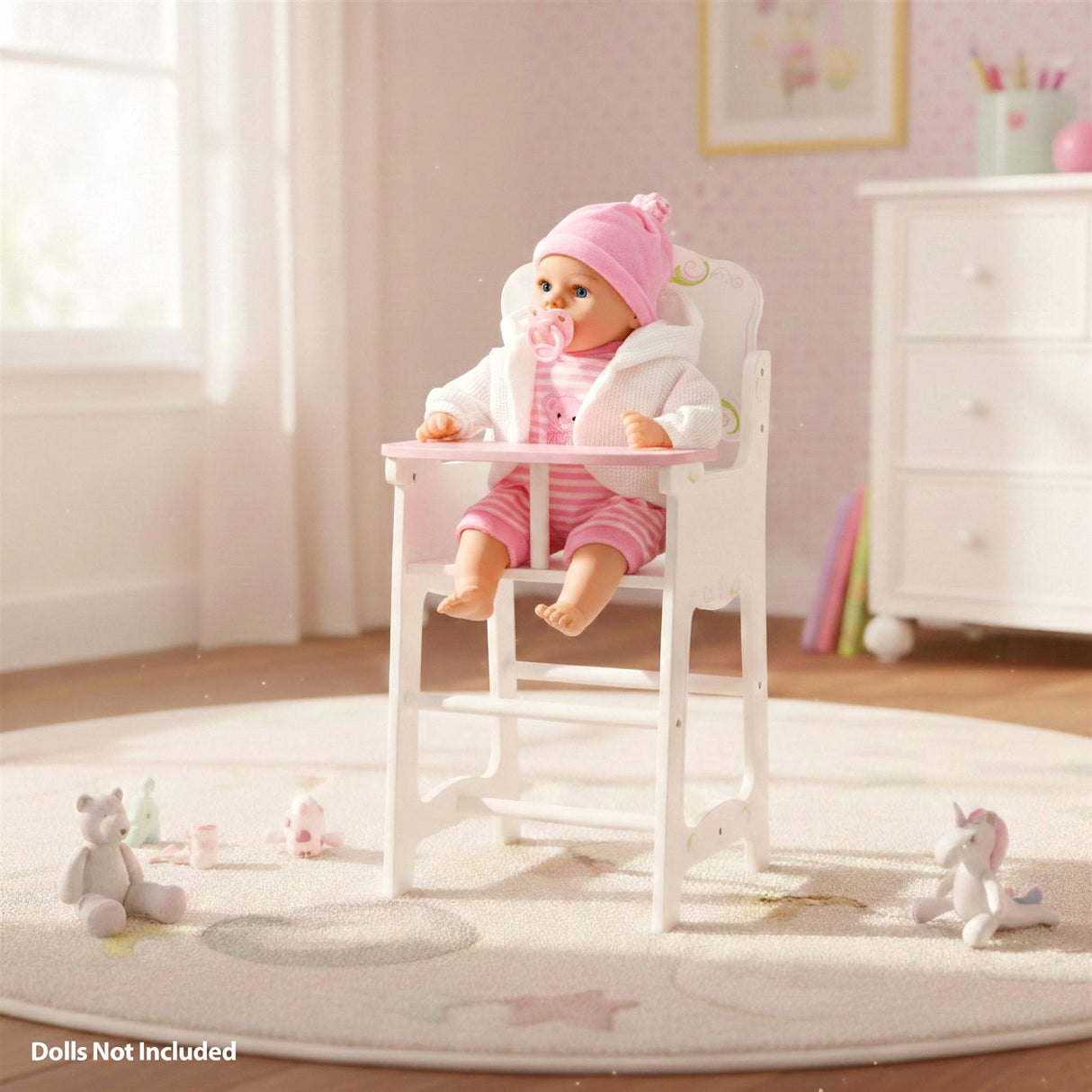 BiBi Furniture - Wooden Doll High Chair