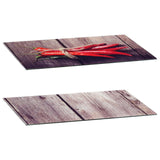 Glass Cutting Boards with Chili Pepper Design by Geezy - UKBuyZone