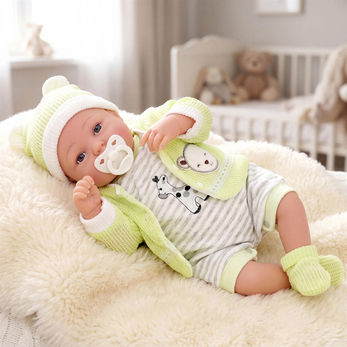 BiBi Doll Reborn Boy "Sunny" (50 cm / 20")