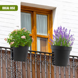 Flower Bridge Hanging Planter Round Pot by GEEZY - UKBuyZone
