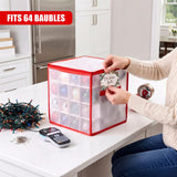 Bauble Storage Box - 64 Ornaments