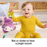 Fisher-Price Sing & Go Purple Monkey Stroller Toy