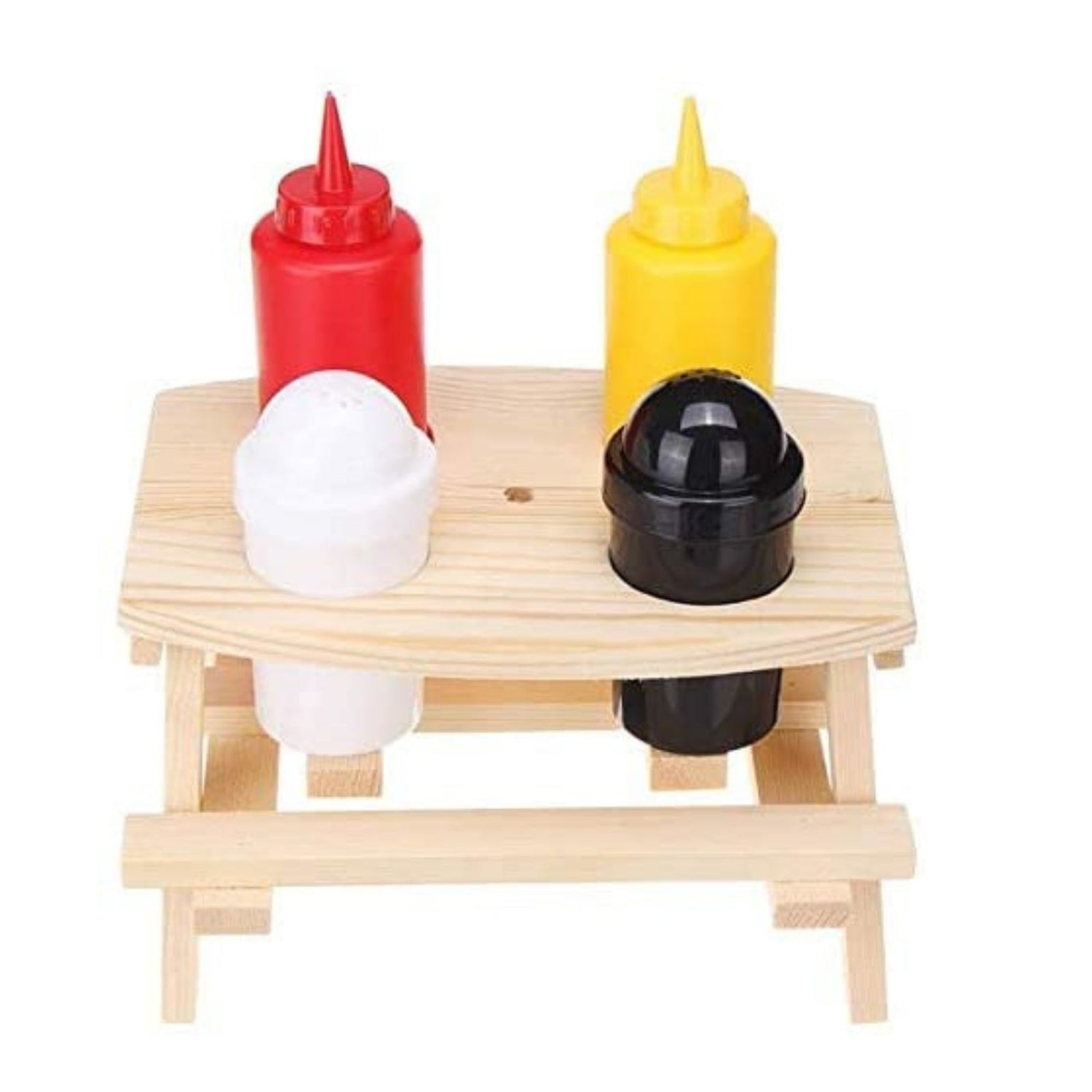 Picnic Table Parasol Condiment Set for Outdoor Picnics and Barbecues ...