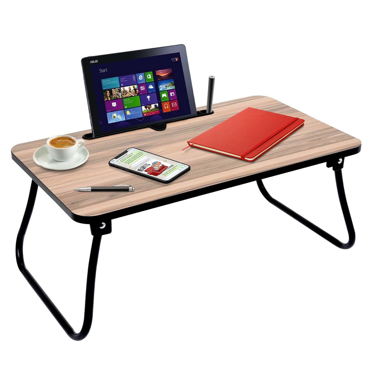 Foldable Laptop and Tablet Bed Table by Geezy - UKBuyZone