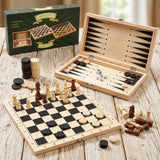 3 in 1 Compendium Board Game Set