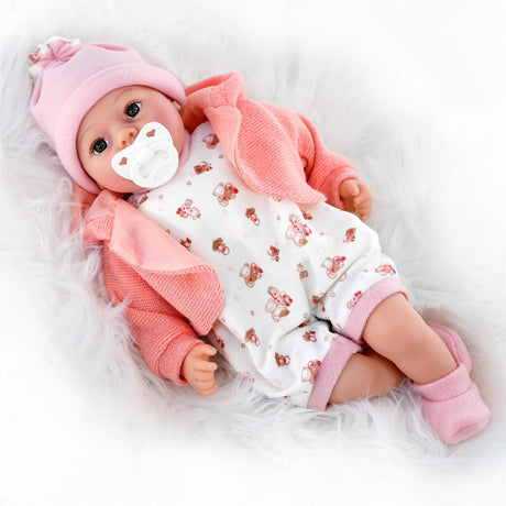 Baby Doll With Dummy & Sounds Peach by BiBi Doll - UKBuyZone