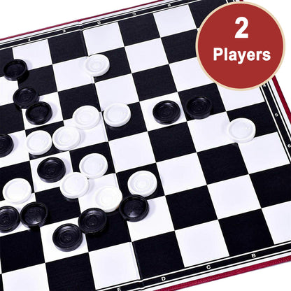Traditional Folding Draughts Game by The Magic Toy Shop - UKBuyZone