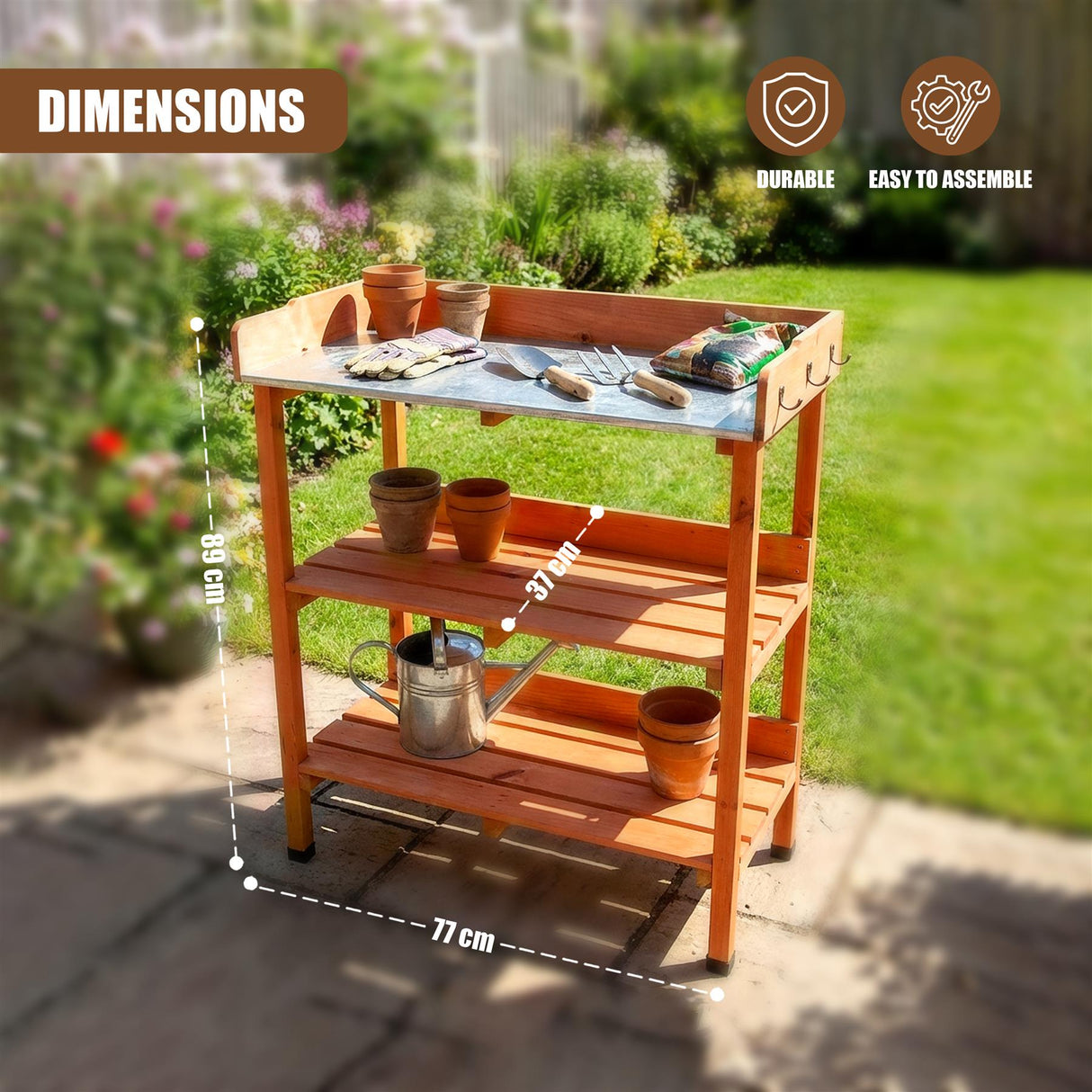 Wooden Potting Bench
