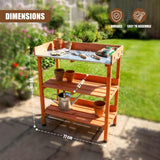 Wooden Potting Bench