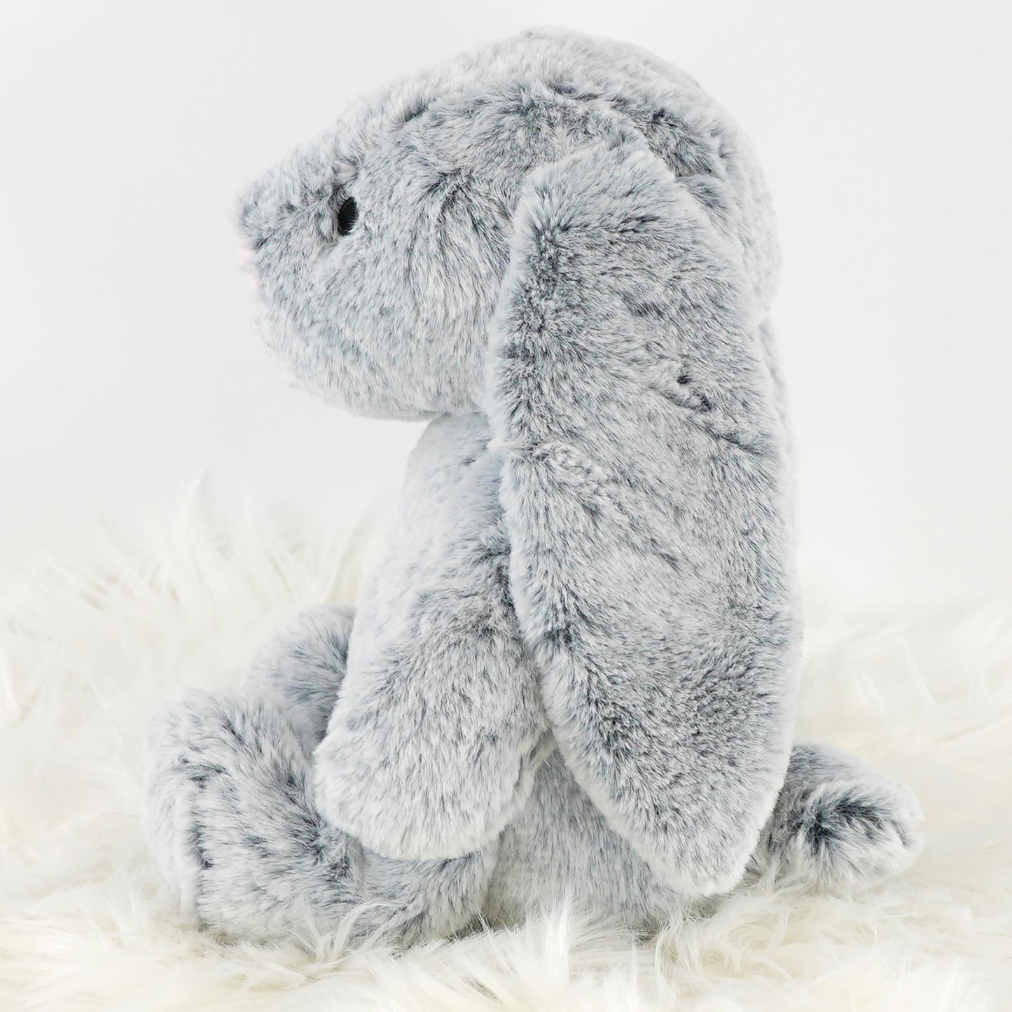 10" Plush Super Soft Grey Rabbit Cuddly Toy by The Magic Toy Shop - UKBuyZone