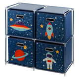 Kids Storage Cube Units, Space Theme