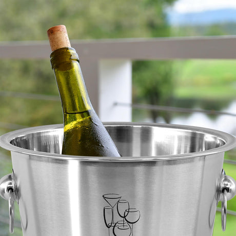 French Silver Ice Bucket by GEEZY - UKBuyZone