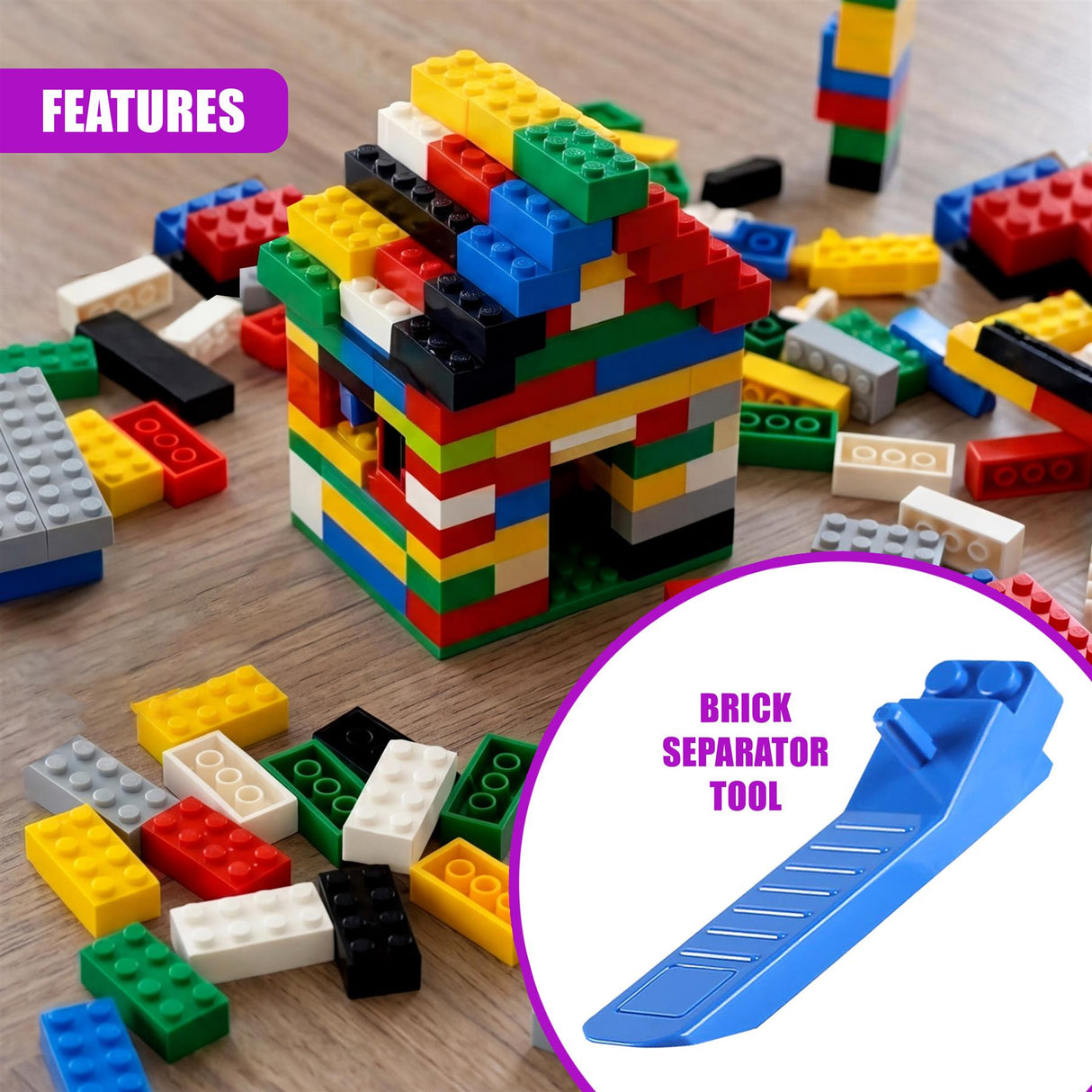 1000 Piece Building Bricks Set