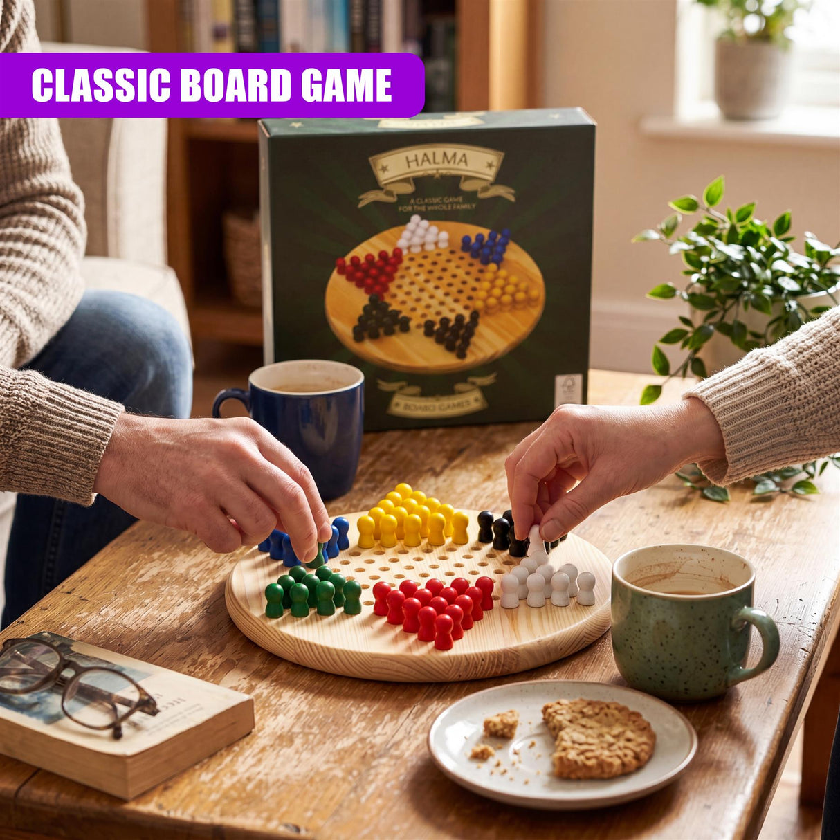 Chinese Checkers Halma Board Game