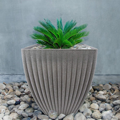 Large Grey Planter by GEEZY - UKBuyZone