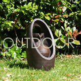 GEEZY Oval Design Water Feature Outdoor With LED