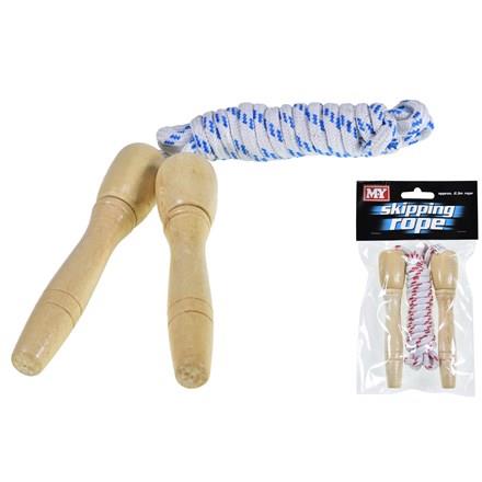 Skipping Rope with Wooden Handles by The Magic Toy Shop - UKBuyZone