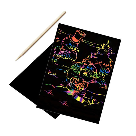 Magic Rainbow Scratch Paper Art Kit for Kids by The Magic Toy Shop - UKBuyZone