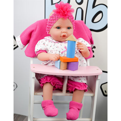 BiBi Outfits - Reborn Doll Clothes (Hot Pink) (50 cm / 20") by BiBi Doll - UKBuyZone
