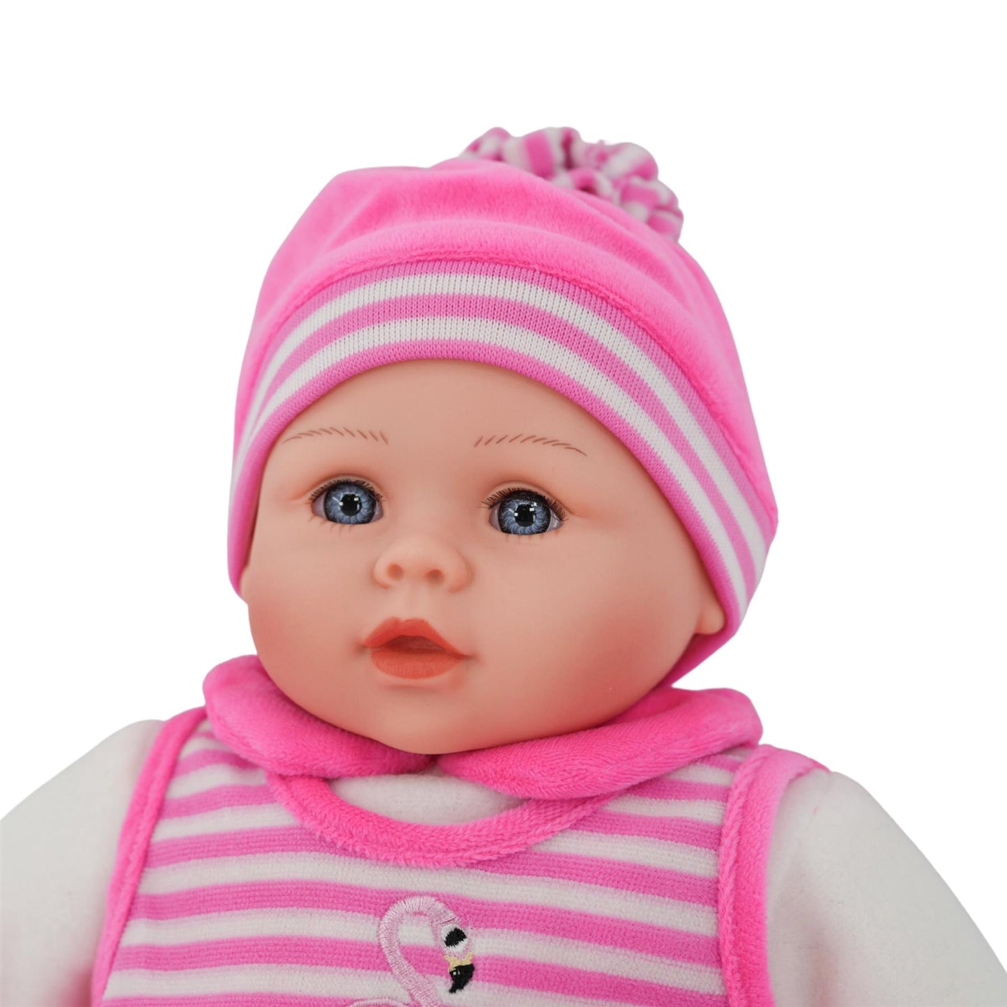 16” Baby Girl Doll With Extra Boy Outfit,Sounds,Feeding Set & Magic Bottle by BiBi Doll - UKBuyZone