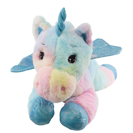 Unicorn with Sparkling Wings - Soft Toy by The Magic Toy Shop - UKBuyZone